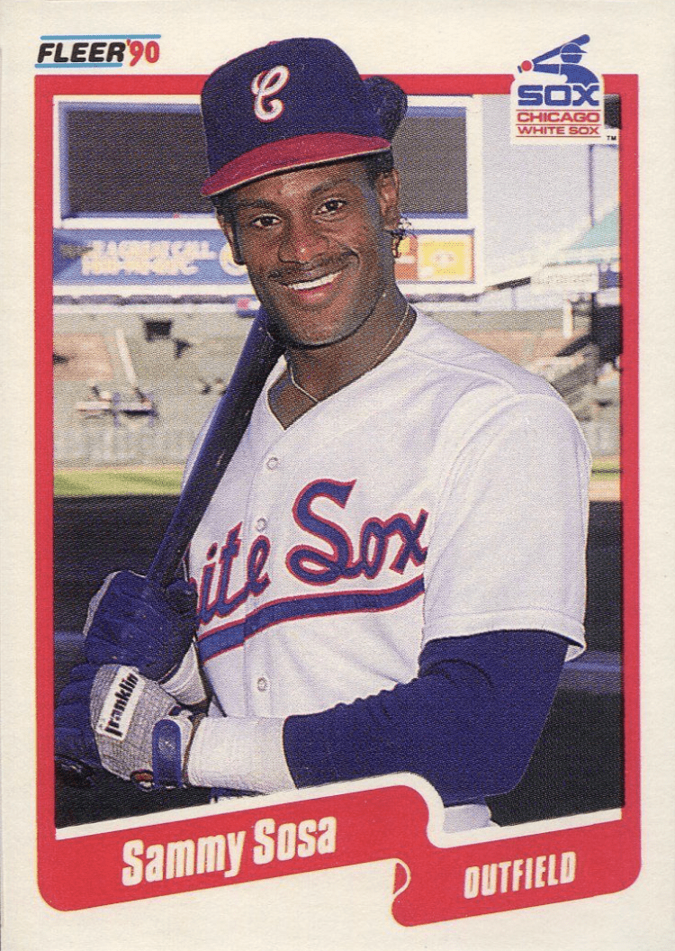 1990 Fleer Sammy Sosa Rookie Card