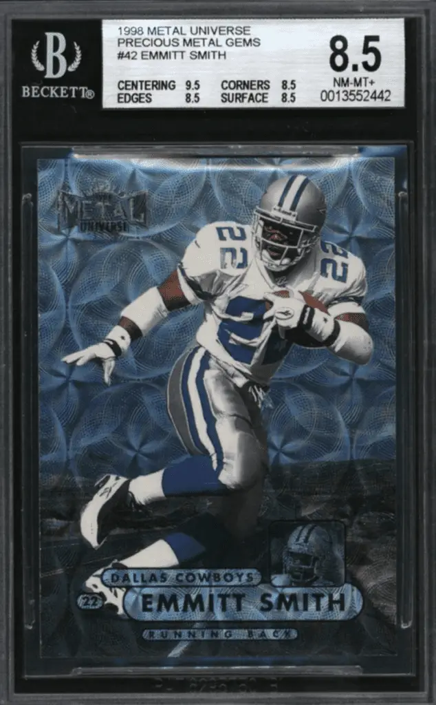 1998 Metal Univers PMG Red Emmitt Smith