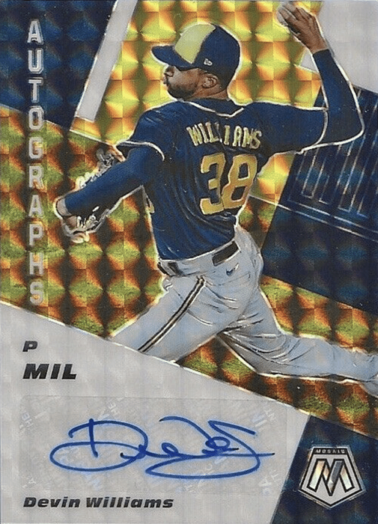 Panini Prizm Devin Williams Rookie Card