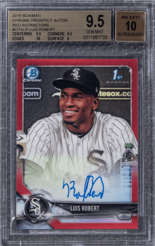 2018 Bowman Chrome Prospects Luis Robert Autograph