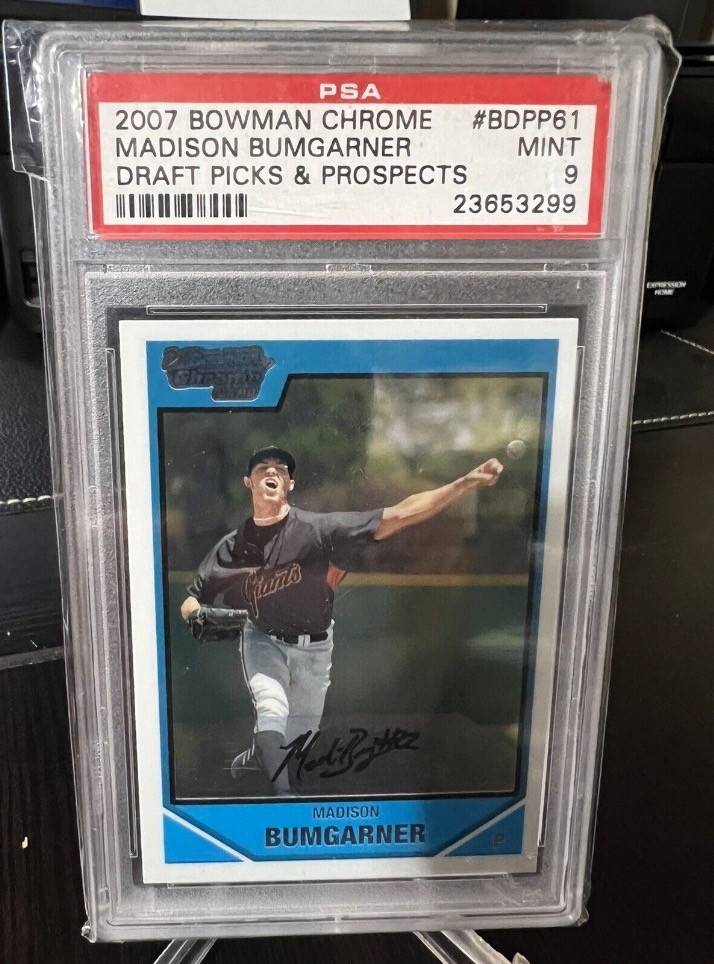 2007 Bowman Chrome Draft Madison Bumgarner RC #BDPP61