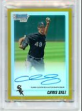 2010 Bowman Chrome Draft Chris Sale Autographed Rookie Card