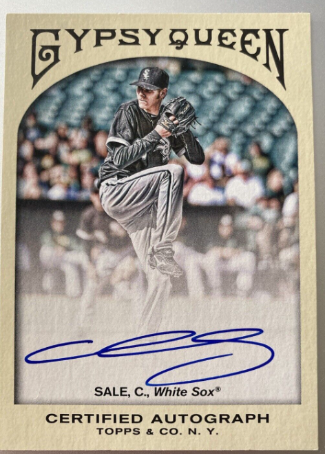 2010 Bowman Sterling Chris Sale Autographed Rookie Card