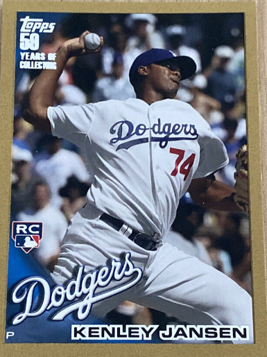 2010 Topps Update Kenley Jansen Rookie Card (US-214)