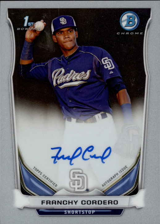 2013 Bowman Chrome Draft Franchy Cordero Picks & Prospects Autograph