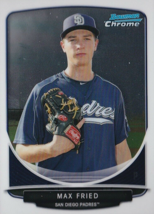 2013 Bowman Chrome Draft Max Fried Rookie Card