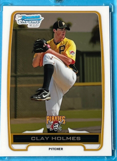 2013 Bowman Chrome Draft Picks Clay Holmes Rookie Card