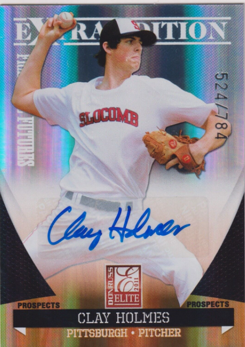 2013 Bowman Sterling Clay Holmes Autograph Card