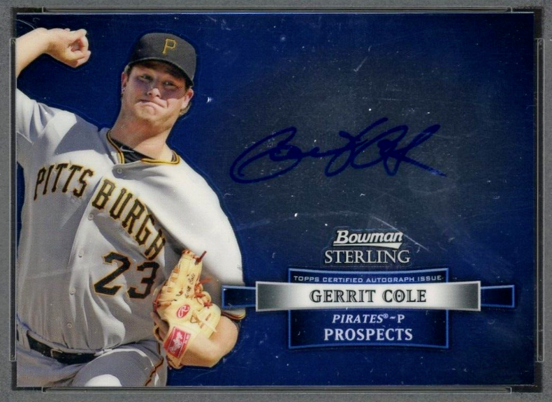 2013 Bowman Sterling Gerrit Cole Rookie Autograph #BSAR-GC