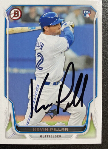 2013 Bowman Sterling Prospects Autographs Kevin Pillar #BSP-KP (Rookie Card)