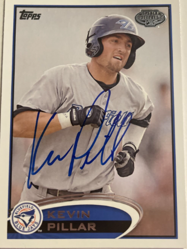 2013 Topps Pro Debut Autographs Kevin Pillar #PDP-KP (Rookie Card)