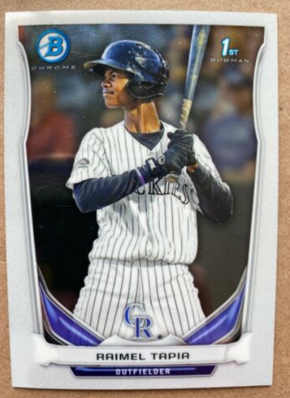 2014 Bowman Chrome Raimel Tapia Prospect Card