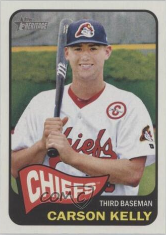 2014 Topps Heritage Minor League Carson Kelly Edition