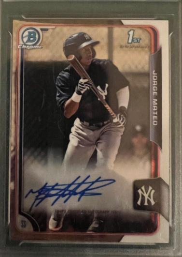 2015 Bowman Chrome Jorge Mateo Rookie Card