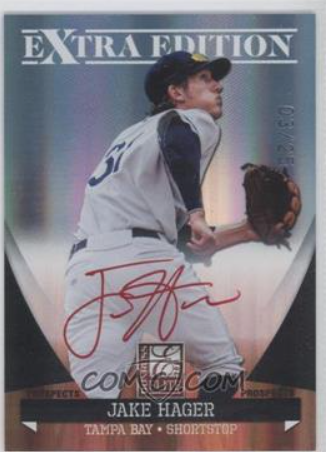 2015 Bowman Chrome Prospect Jake Hager Autographs