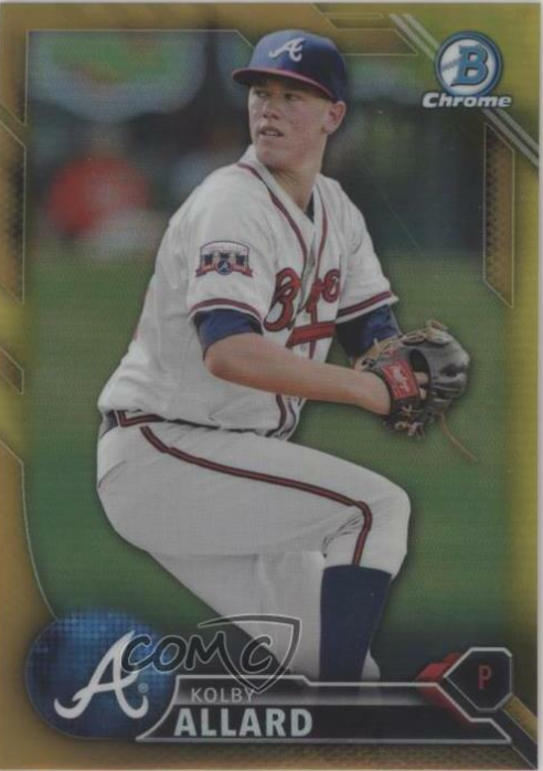 2015 Bowman Draft Chrome Kolby Allard Refractor