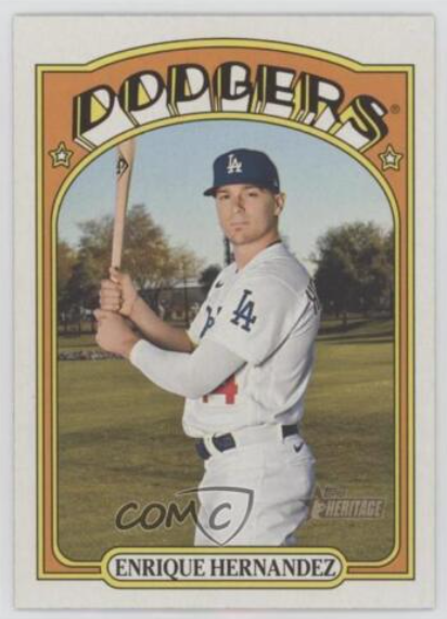 2015 Topps Heritage Enrique Hernandez High Number Short Print