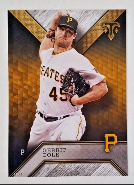 2015 Topps Triple Threads Gerrit Cole Autograph Relic #UAJR-GC