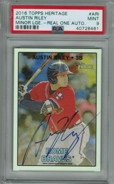 2016 Bowman Chrome Draft Austin Riley RC Auto #CDAAR - $80