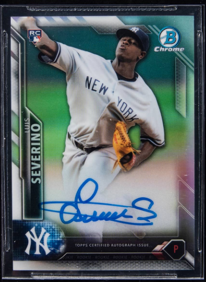 2016 Bowman Chrome Luis Severino Rookie Card