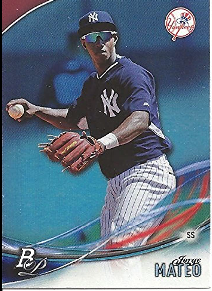 2016 Bowman Platinum Jorge Mateo Rookie Card