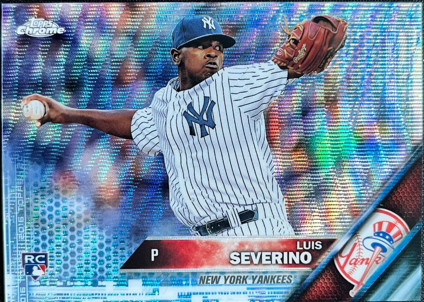 2016 Topps Chrome Luis Severino Rookie Autograph