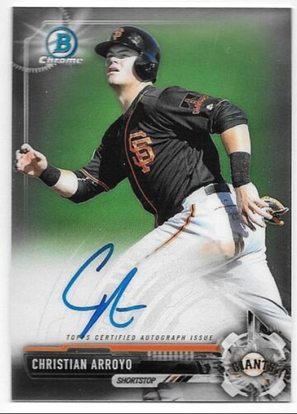 2017 Bowman Chrome Christian Arroyo 