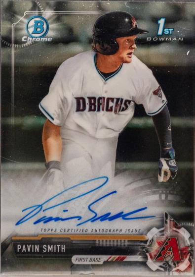 2017 Bowman Chrome Draft Pavin Smith Autograph