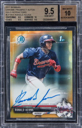 2017 Bowman Chrome Prospect Auto #BCP127