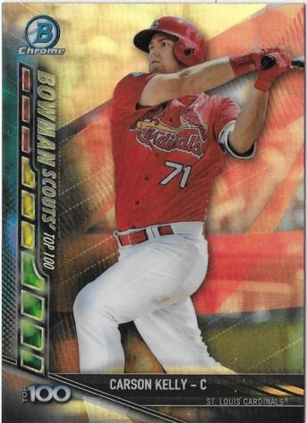 2017 Bowman Draft Chrome Carson Kelly