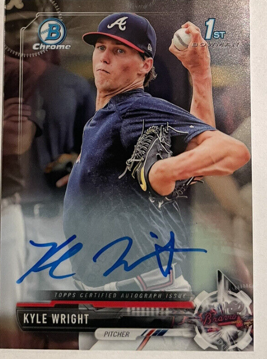 2017 Bowman Draft Chrome Kyle Wright Auto