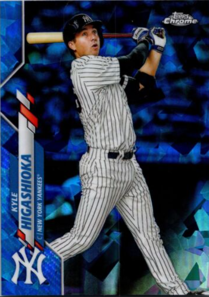 2017 Topps Chrome Rookie Card Kyle Higashioka A Rising Star