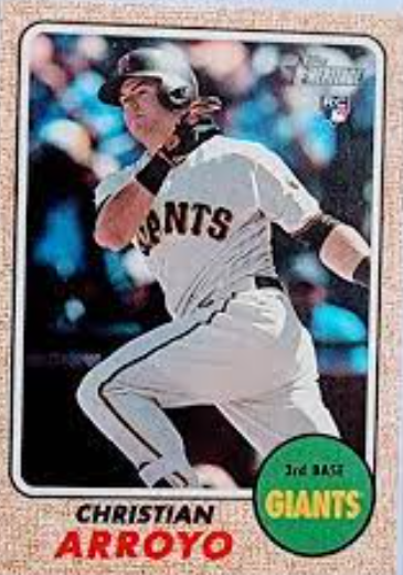 2017 Topps Heritage Christian Arroyo 