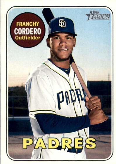 2017 Topps Heritage Franchy Cordero High Number Rookie Card