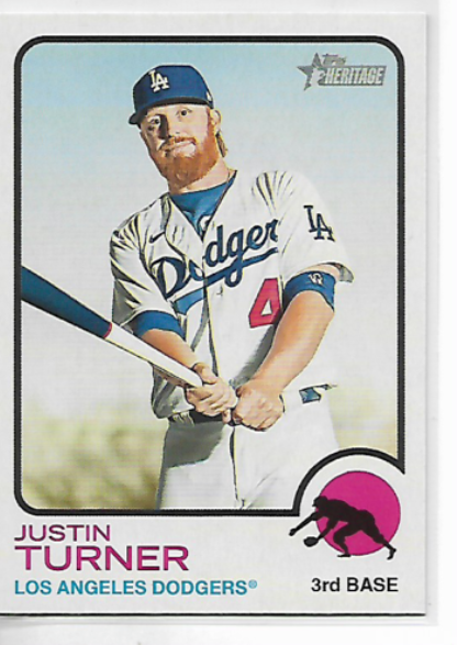 2017 Topps Heritage Justin Turner All-Star Card