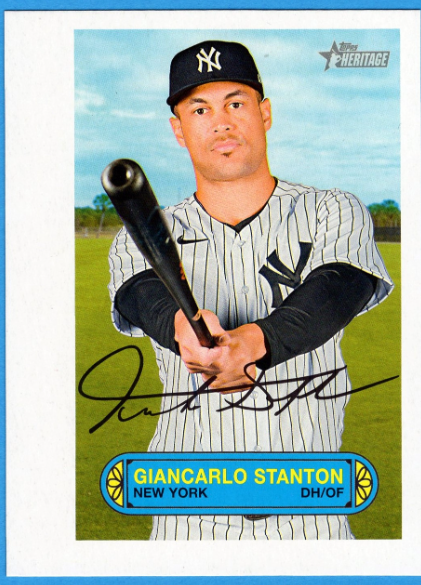 2017 Topps Heritage Real One Giancarlo Stanton Autographs (ROA-GS)