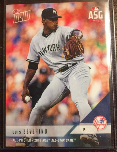 2017 Topps Now Luis Severino All-Star Rookie Card