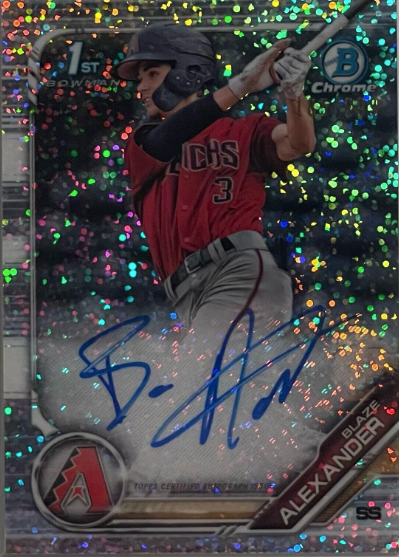 2018 Bowman Chrome Draft Blaze Alexander Autograph (BCA-BA)