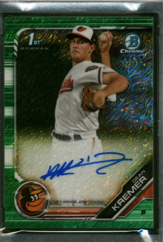 2018 Bowman Chrome Prospect Auto Dean Kremer