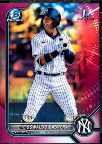 2018 Bowman Oswaldo Cabrera Chrome Prospect (BCP-89)