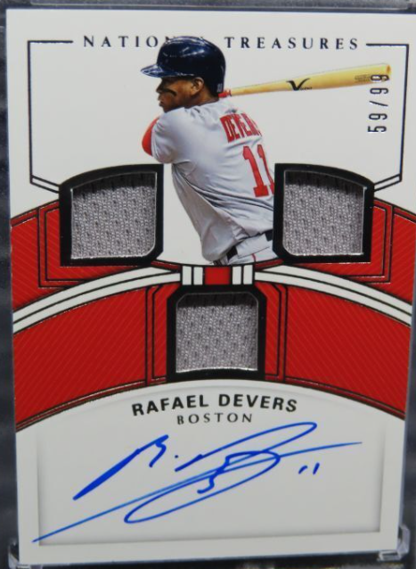 2018 National Treasures Rafael Devers