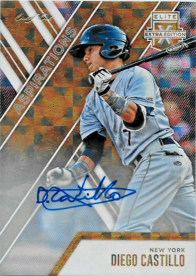 2018 Panini Elite Extra Edition Diego Castillo RC #74