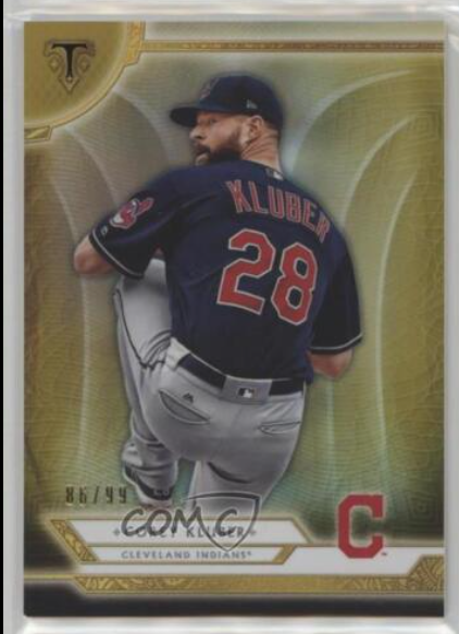 2018 Topps Corey Kluber Triple Threads