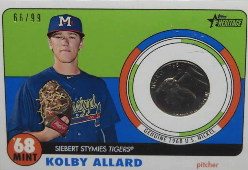 2018 Topps Heritage Minor League Kolby Allard