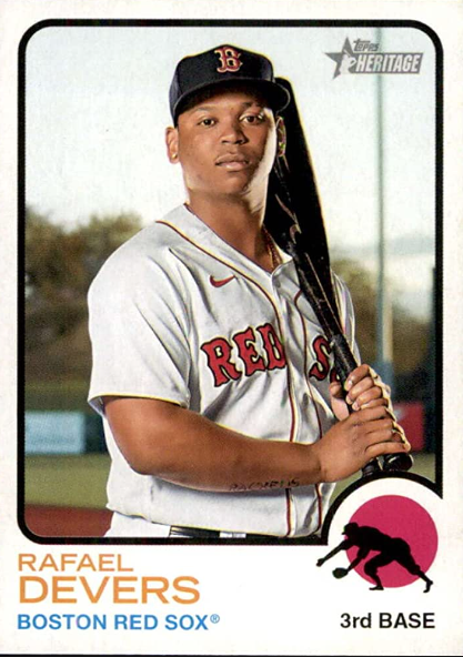 2018 Topps Heritager Rafael Devers A Nod to the Past