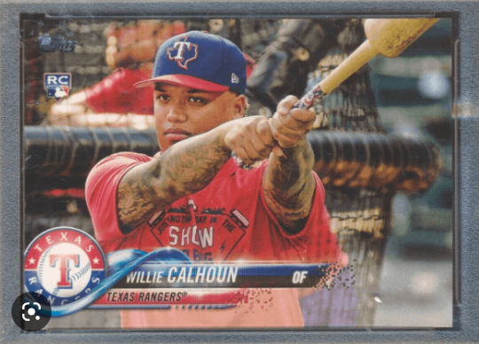 2018 Topps Update Series Willie Calhoun Rookie Card