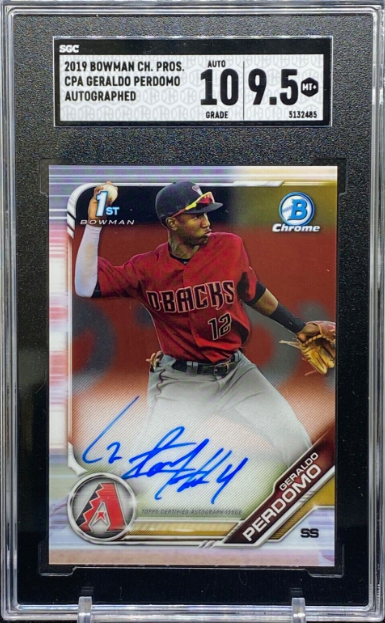 2019 Bowman Chrome Geraldo Perdomo Auto