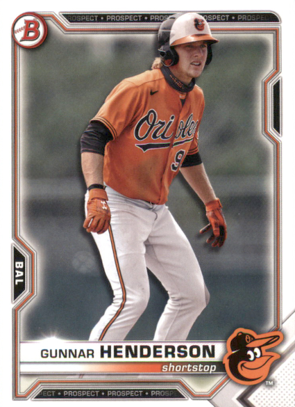 2019 Bowman Gunnar Henderson Draft Paper Base