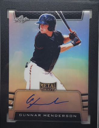 2019 Gunnar Henderson Leaf Metal Draft