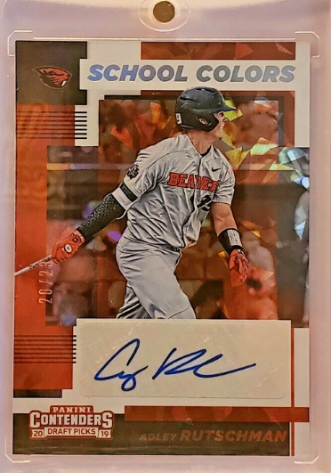 2019 Panini Contenders Draft Picks Adley Rutschman Autograph